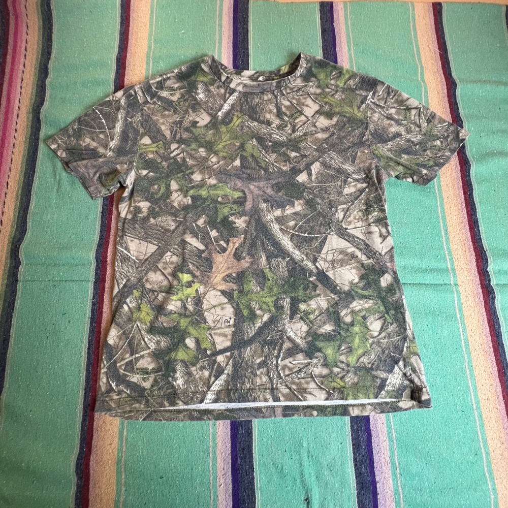 RedHead T-Shirt Mens L Brown Green Camo True Timber Hunting Short Sleeve Tee